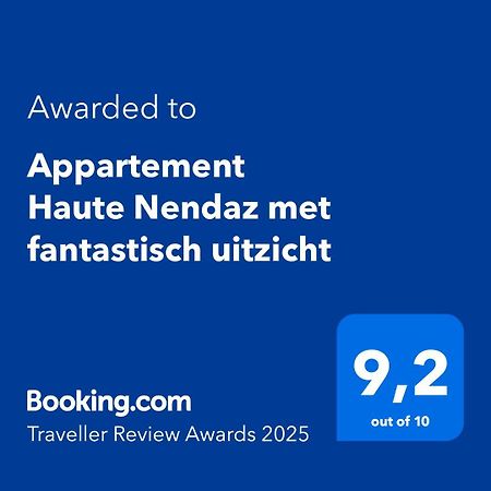 Appartement Haute Nendaz Met Fantastisch Uitzicht Exteriér fotografie